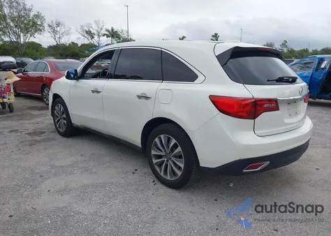 2016 Acura Mdx Technology Acurawatch Plus Packages/Technology Package z USA, uszkodzony, nr VIN 5FRYD3H43GB019703